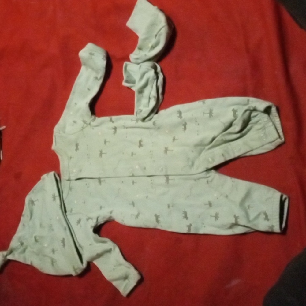 Carter's Newborn jungle outfit